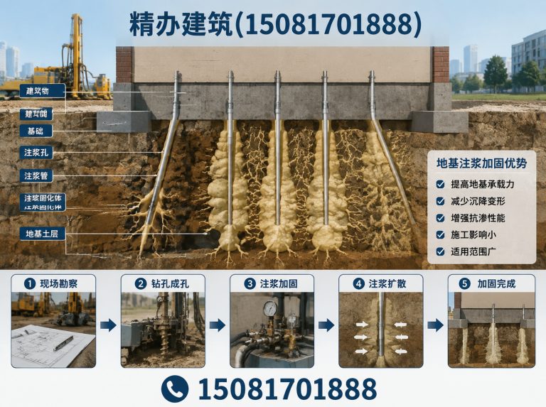 河北回填土下沉注浆展示图